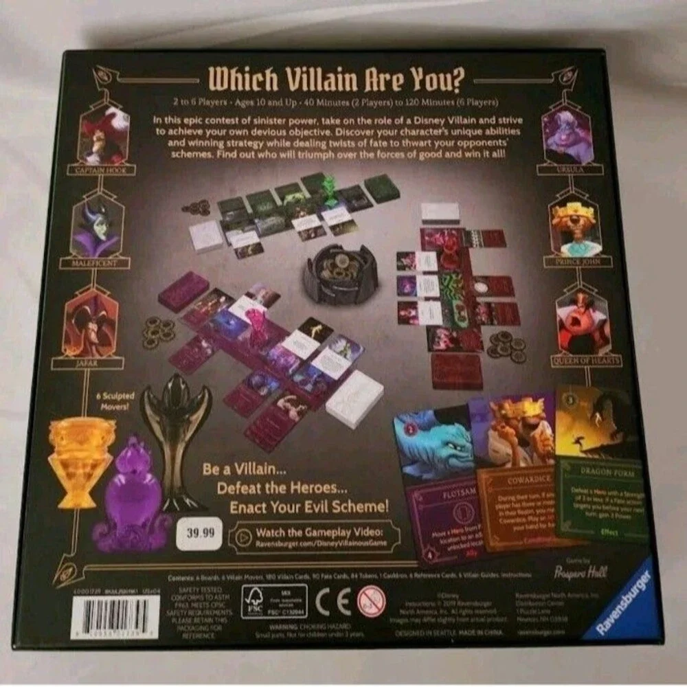 Disney Villainous: The Worst Takes It All. Board Game. New In Box Factory Sealed